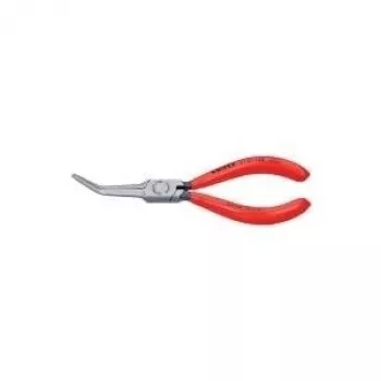 KNIPEX 31 21 160 Pinça de pontas com corta-fios lateral (pinça de rádio) 160 mm com punhos multicomponente