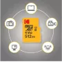Cartão microSDXC Kodak 128GB UHS-II U3 A1 V60 Ultra Pro