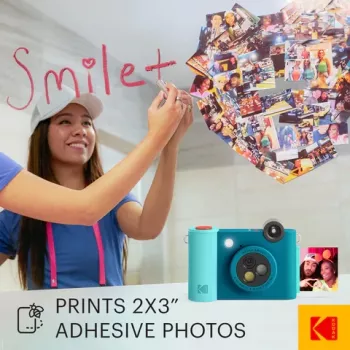Kodak SMILE+ Câmara de Impressão Instantânea, 2x3'', Azul