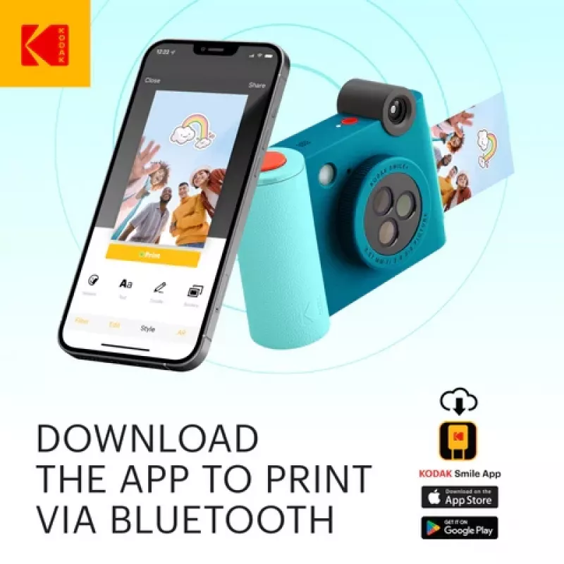 Kodak SMILE+ Câmara de Impressão Instantânea, 2x3'', Azul
