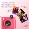Kodak SMILE+ Câmara de impressão instantânea, 2x3 polegadas, Fuchsia