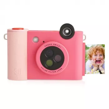 Kodak SMILE+ Câmara de impressão instantânea, 2x3 polegadas, Fuchsia