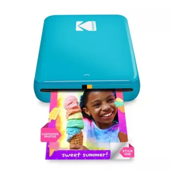 KODAK STEP Impressora Fotográfica Móvel Instantânea - Cor ZINK 2x3 polegadas - 1 ppm - Bluetooth - Azul