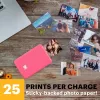 KODAK STEP Impressora fotográfica móvel instantânea - ZINK 2x3 polegadas - 1 ppm - Bluetooth - rosa
