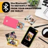 KODAK STEP Impressora fotográfica móvel instantânea - ZINK 2x3 polegadas - 1 ppm - Bluetooth - rosa