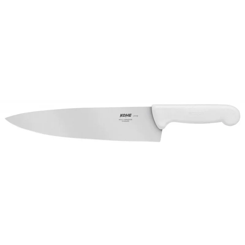 KOHE Faca universal 251 mm lâmina em aço inoxidável com alto teor de carbono, várias cores