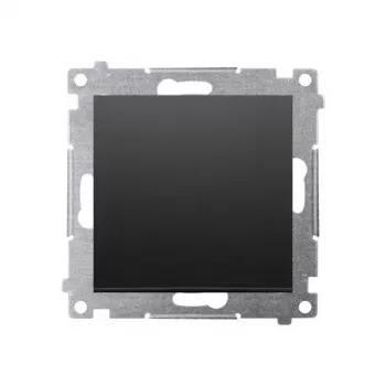KONTAK-SIMON Simon 54 módulo interruptor simples preto mate, terminais de mola 10AX 250V