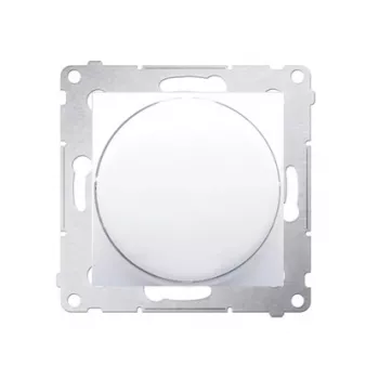 KONTAK-SIMON Simon 54 módulo dimmer LED branco, regulador de pressão e rotação, 1 polo, 2-250W, terminais de parafuso, 230V
