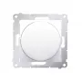 KONTAK-SIMON Simon 54 módulo dimmer LED branco, regulador de pressão e rotação, 1 polo, 2-250W, terminais de parafuso, 230V