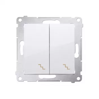 KONTAK-SIMON SIMON 54 Módulo Branco Interruptor de Escada Universal 2x Terminais de Parafuso 10AX 250V