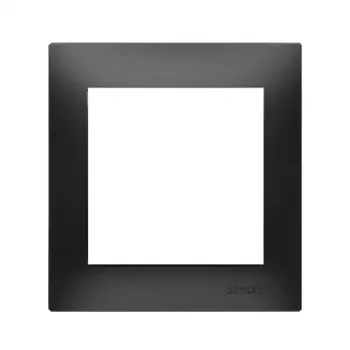 KONTAK-SIMON Simon 54 Premium Moldura, preto mate, 1 módulo