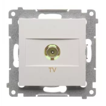 KONTAK-SIMON Simon 54 tomada premium TV/R/SAT, branco (DAK1.01/11)