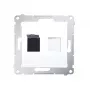 KONTAK-SIMON Simon 54 módulo de tomada de rede Cat.6 UTP RJ45 branco com proteção contra pó, plano