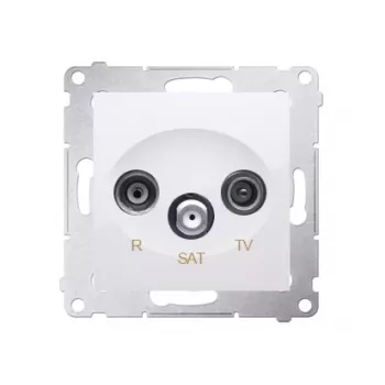 KONTAK-SIMON SIMON 54 White Tomada terminal RTV-SAT 1dB