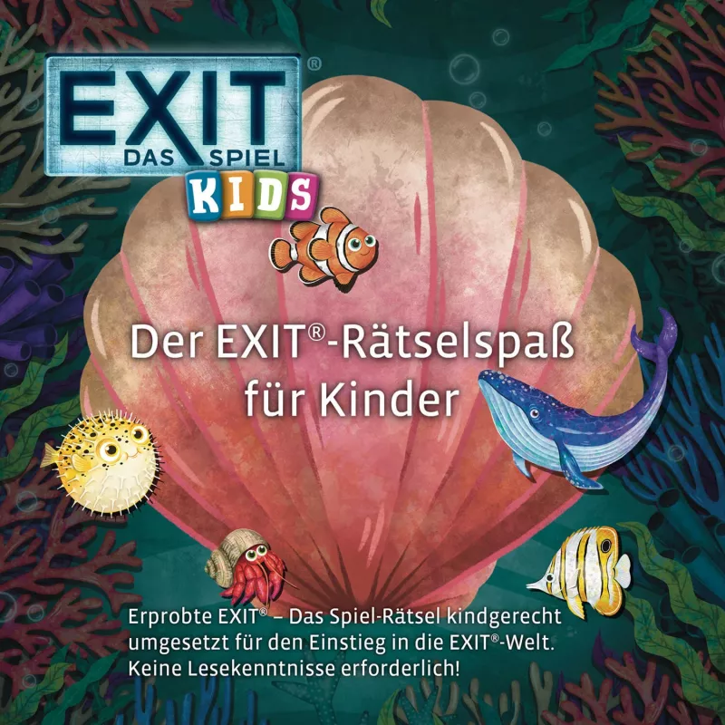 Kosmos EXIT - O jogo Kids Diversão de enigmas no mar