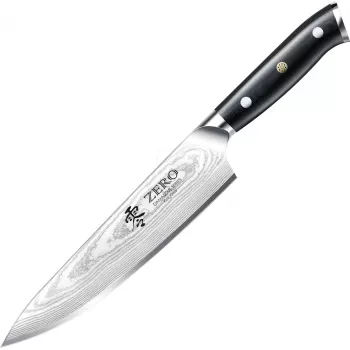 KozyGear Premier 8 faca de cozinha profissional 33cm aço japonês super