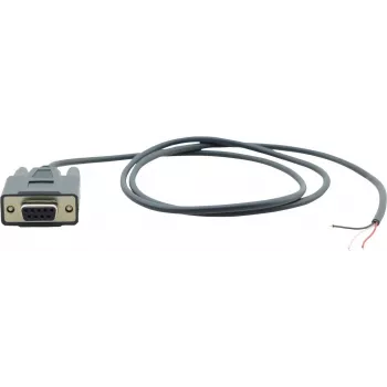 Cabo de controlo RS-232 Kramer Electronics C-D9F/OPEN, conector fêmea DB9 para extremidade aberta, 3 m, preto 95-0210010