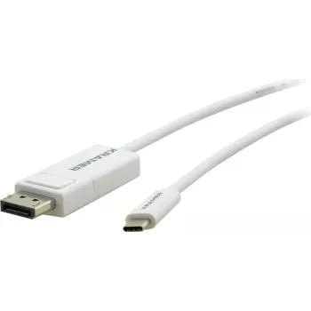Kramer Electronics C-USBC/DPM-6 Cabo adaptador USB-C para DisplayPort, 1,8 m, Branco 99-97211206