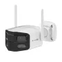 Kruger&Matz Connect C130 Câmara exterior WiFi Pan-Tilt 4MP com Tuya Smart Life, IP66, visão noturna, áudio bidirecional