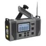 Rádio de emergência com energia solar Kruger & Matz KM0838 com powerbank 10000mAh, lanterna LED, manivela, AM/FM/NOAA, alarme SOS