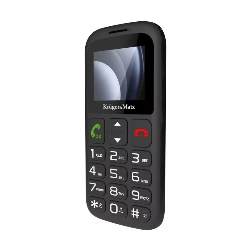 Kruger&Matz Simple 923 telemóvel 4G GSM para seniores - preto