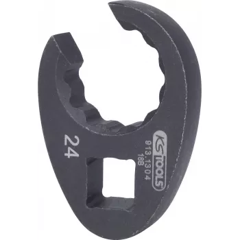 Chave de tubos de travão Crowfoot KS TOOLS 1/2 polegadas, 24 mm (913.1304)