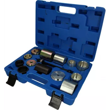 Conjunto de ferramentas de desmontagem e montagem de casquilhos silenciosos KS TOOLS de 14 peças para BMW BT672050