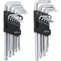 KS TOOLS conjunto de 22 peças de chaves Allen e TORX com ponta esférica e suporte