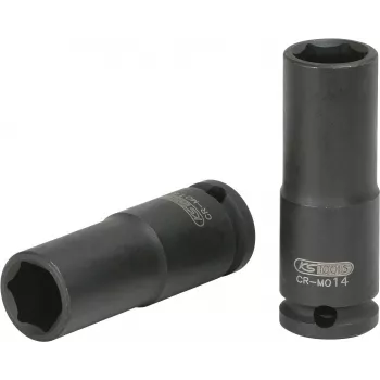Chave de caixa de impacto sextavada KS TOOLS 3/8 inch, longa, 17 mm (515.1617)