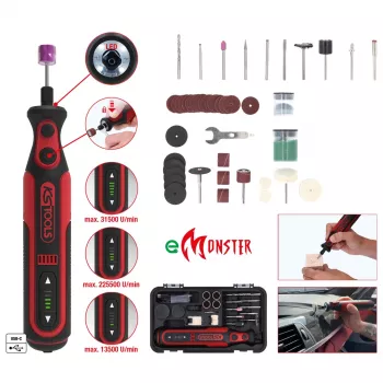 Ferramenta multifunções a bateria KS Tools 515.3990 7,2V 1Ah com sistema de oscilação universal