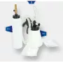 KS TOOLS BT701200 Sangrador de travões pneumático, 6,2 bar, depósito de 0,75L, garrafa de recolha de 1L