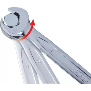 KS TOOLS DUO GEARplus Chave combinada de roquete, 30 mm (503.5228)