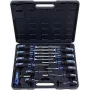 KS TOOLS ERGOTORQUEmax Conjunto de chaves de fendas com ponteiras de impacto, 13 peças (151.1150)