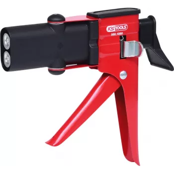 KS TOOLS aplicador manual para cartuchos duplos, 170 mm (980.1080)
