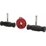 KS Tools conjunto de puxa-fios com punho, 3 peças, hastes flexíveis em aço mola, punhos ergonómicos de 2 componentes, 160/180/200 mm, BT681150