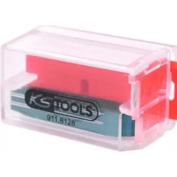 KS TOOLS Lâminas de Raspador de Plástico de Substituição, Pack de 10 (911.8128)