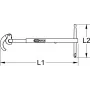 KS TOOLS chave telescópica para sifão, Ø 32-63mm (126.2000)