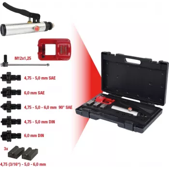 KS TOOLS Conjunto de ferramentas de bordo universal, 11 peças Flarefix II (122.1260)
