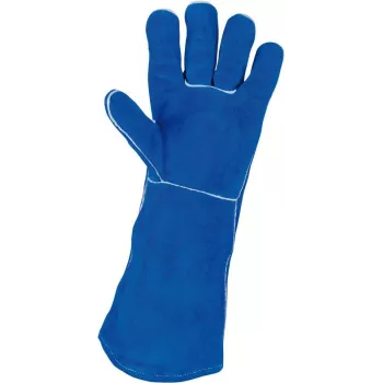 KS TOOLS Luvas de soldador em pele compridas, XL (985.7040)