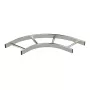 KS90-600 R=300 HDG Curva - Curva de calha de aço galvanizado a quente, 90° curva, raio 300 mm, largura 600 mm