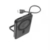 Powerbank magnética KSIX 10000 mAh, 22,5W para iPhone e Apple Watch, Cinzento