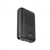 Powerbank KSIX Mini 10000mAh 10W com cabo USB-A USB-C preto