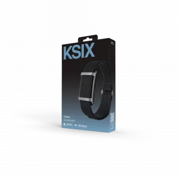 Pulseira inteligente KSIX VITALIS, preta
