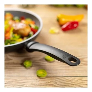 Frigideira EASY CERAMIC Kuhn Rikon 24 cm - antiaderente cerâmica, adequada para indução, preta