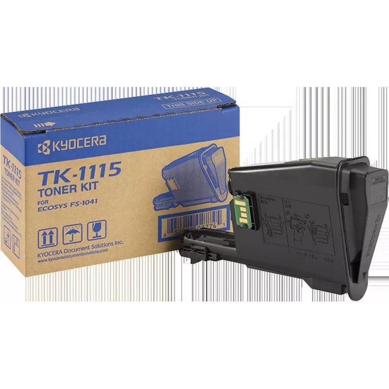Tinteiro original Kyocera TK-1115 preto (1T02M50NL0)
