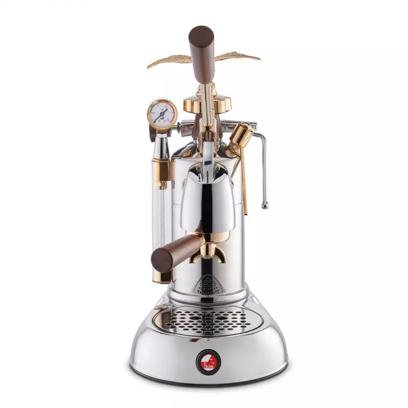 Máquina de café expresso manual de alavanca La Pavoni LPLEXP01EU Expo 2015 dourado-cromado, 1,6 L, 950 W