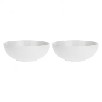 LA PORCELLANA BIANCA Conjunto de 2 taças de salada Momenti - branco, 22 cm