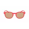 Óculos de sol Lacoste Childish L3644S-615 - armação vermelha, lentes cinzentas - 48/21/135 mm - unissexo criança