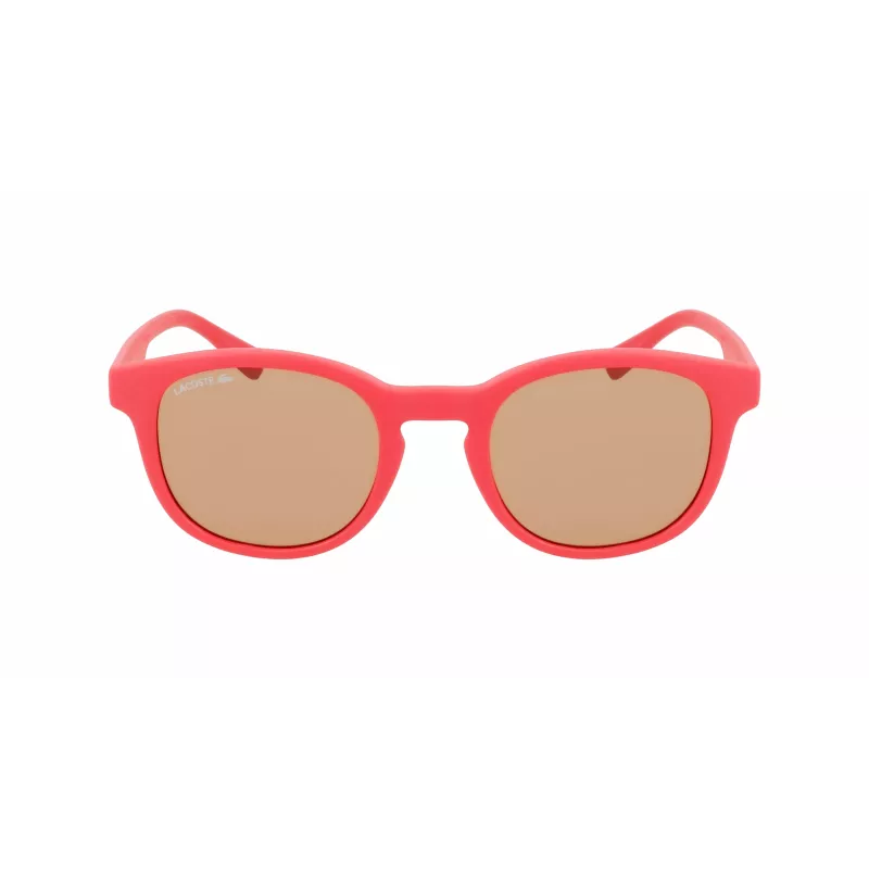 Óculos de sol Lacoste Childish L3644S-615 - armação vermelha, lentes cinzentas - 48/21/135 mm - unissexo criança