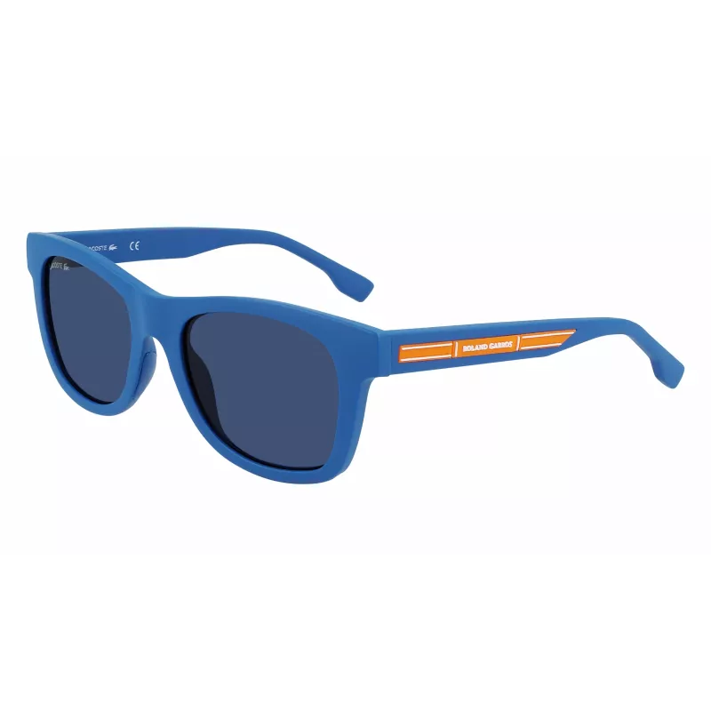 Óculos de sol Lacoste criança L3643SRG-424 armação azul lentes cinzentas 48/17/130 mm